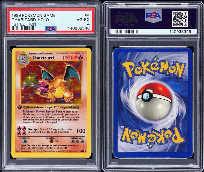 Vintage 1st edition shadowless charizard pokemon card - Facebook