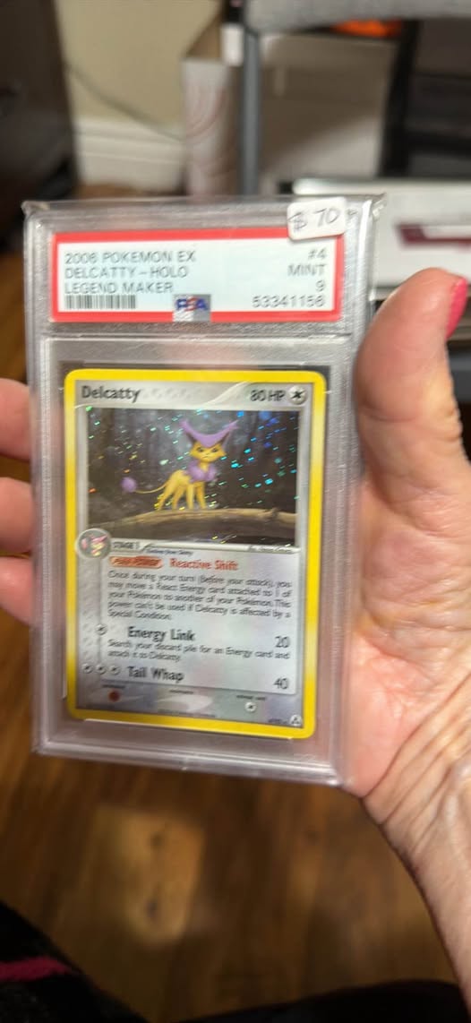 PSA 9 Pokemon card Delcatty Holo legend maker | New | $70.00