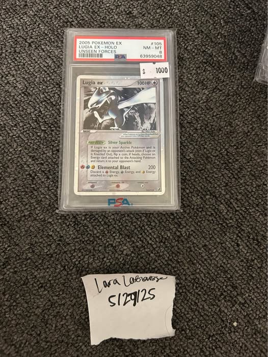 Lugia ex unseen forces psa 8 for sale in Utah