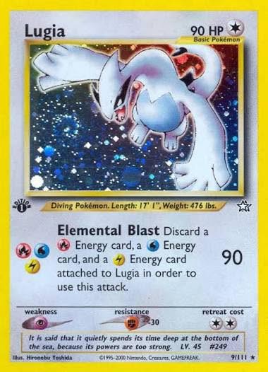 Lugia #9 Neo Genesis (1st Edition)