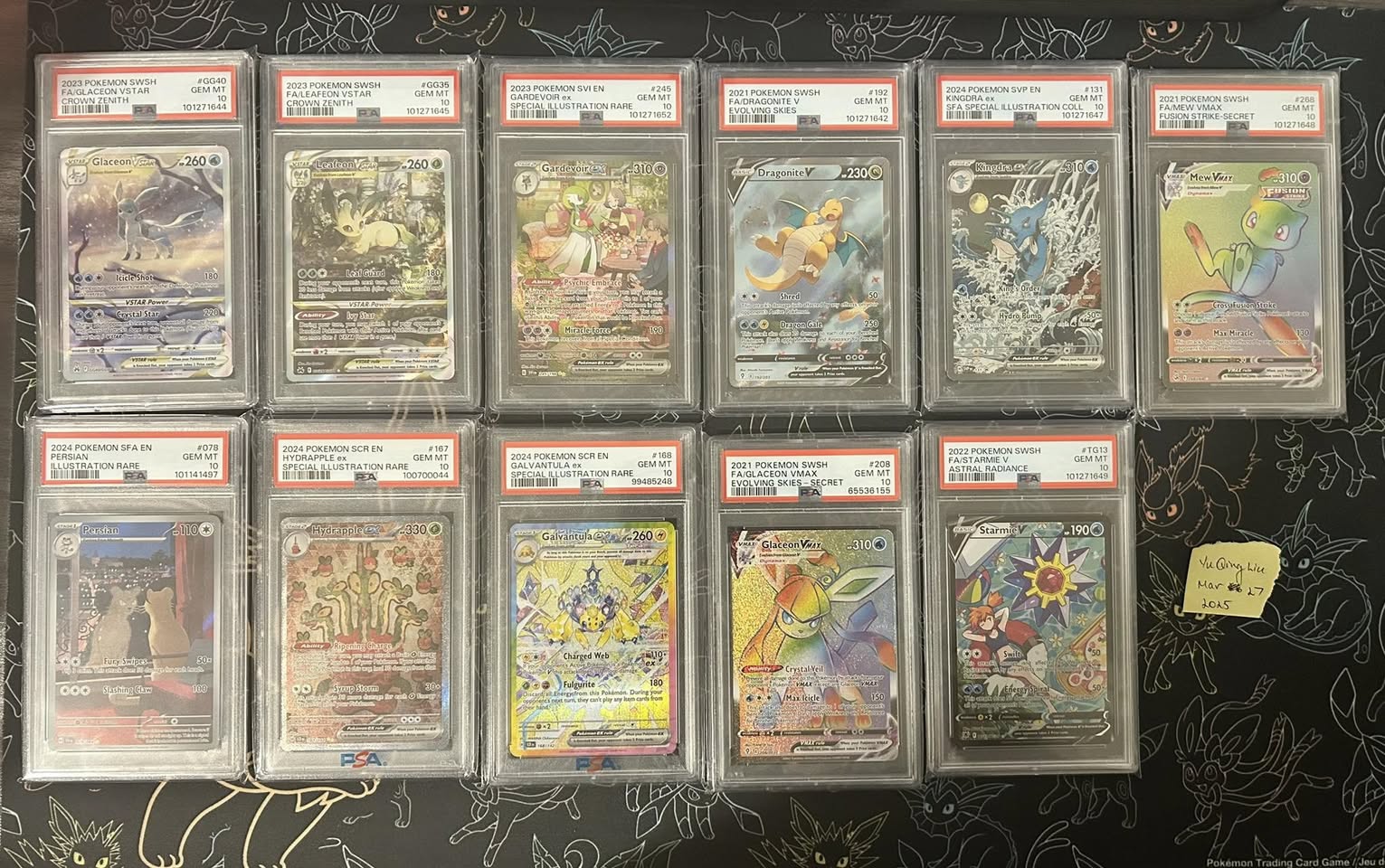 Pretty massive slab sale Glaceon vstar + Leafeon vstar PSA 10 ...