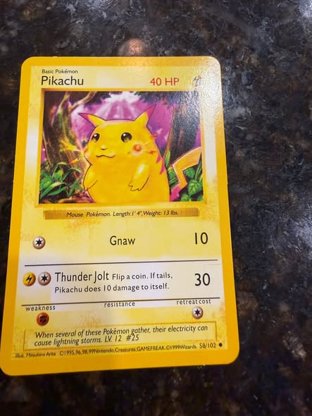 Pikachu 58/102