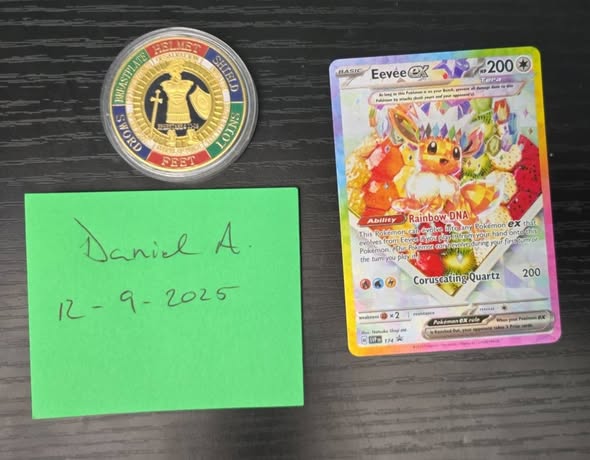 2025 Pokémon Eevee EX SVP 174 Promo Prismatic Evolutions SPC