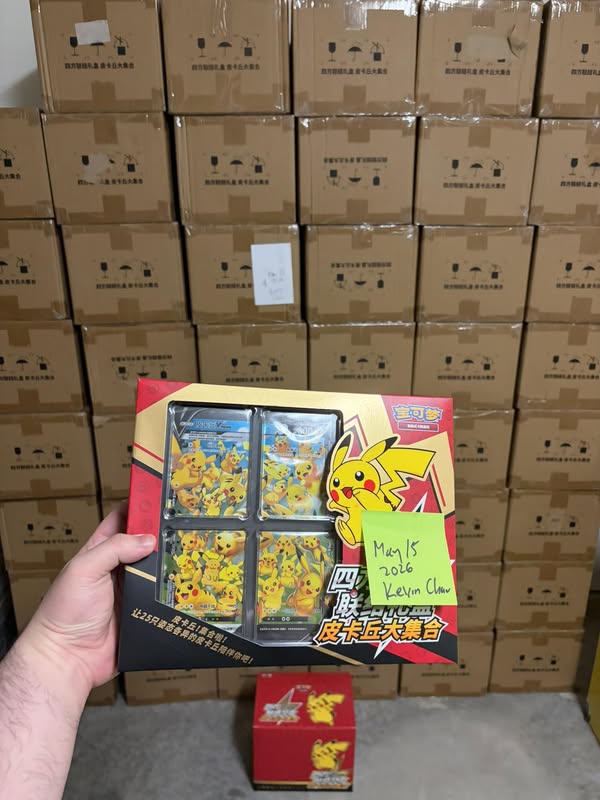 WTS Chinese Pikachu V Union Box $264 per Case 12 ... - Facebook