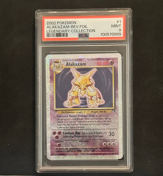 PSA 9 LC Reverse Holo Alakazam for sale - Facebook