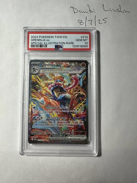 Greninja PSA 10 for sale. $660 delivered. Can accept PayPal goods ...