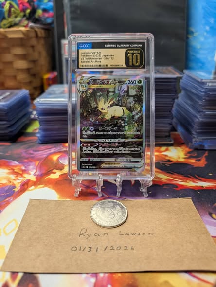 For Sale! Leafeon VSTAR Universe Special Art Rare CGC ...