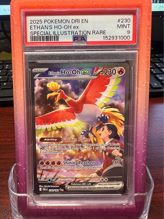 PSA 9 Ethan's Ho-oh ex #230 Asking $190 Extra $10 for ... - Facebook