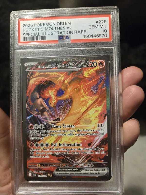 For Sale! Team Rocket's Moltres EX Psa 10 - Facebook