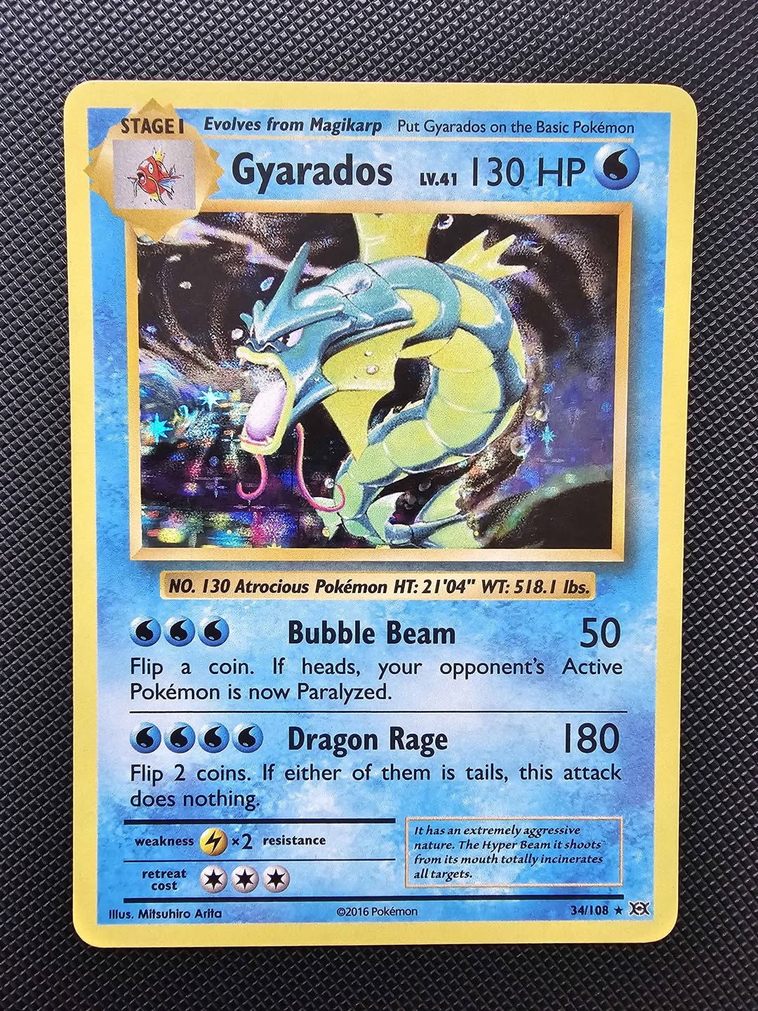 Gyarados - XY Evolutions - Lightly Played - Pokemon Card - Facebook