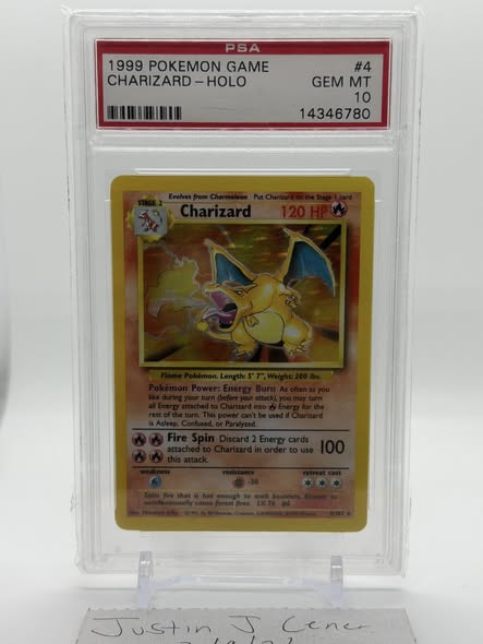 PSA 10 base set Charizard for sale in Philadelphia, PA
