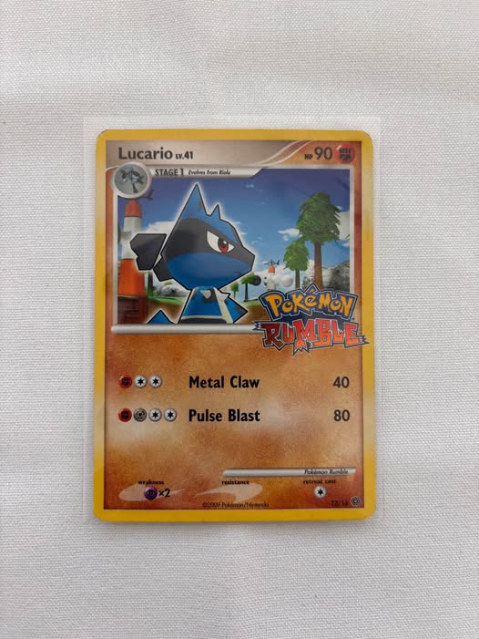 Lucario Pokémon Rumble card | Used - Good | CA$250.00 - Facebook