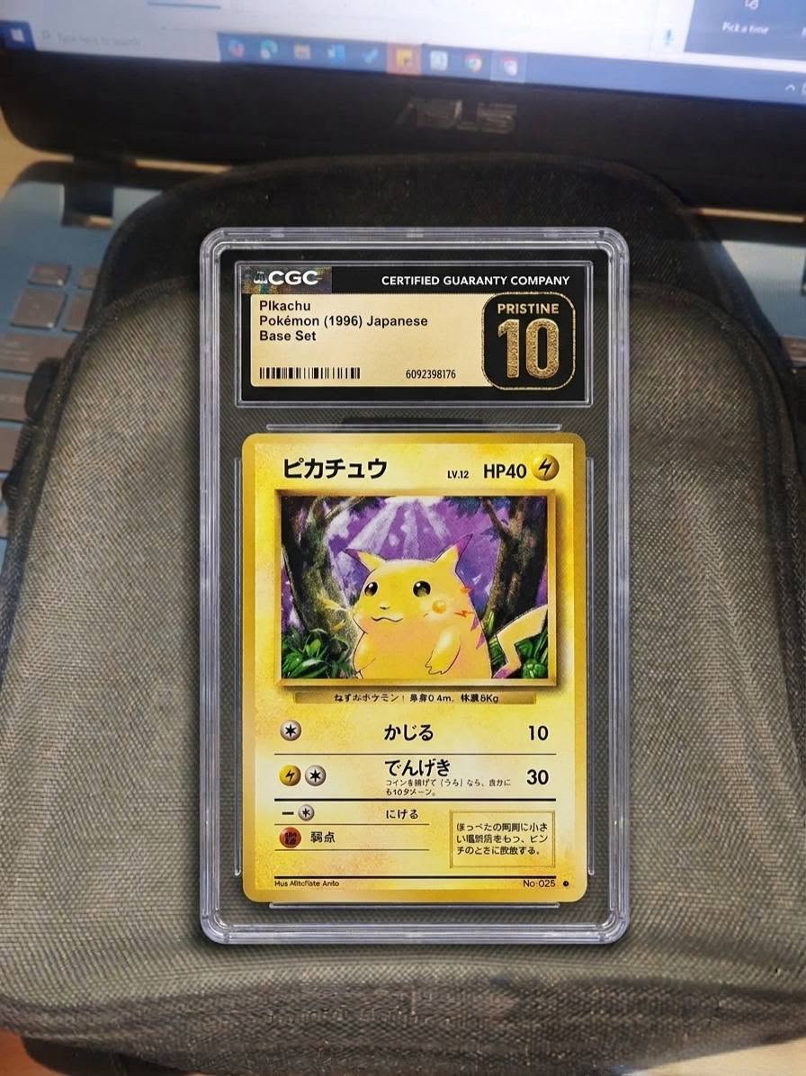 1996 Pikachu base card for sale - Facebook