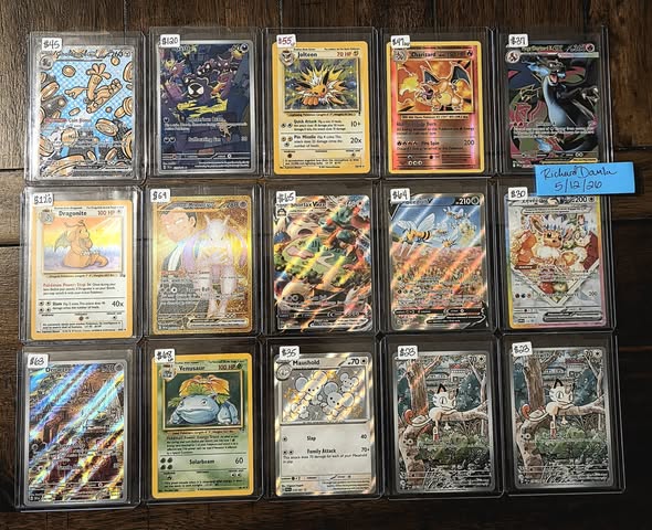 Pokemon cards for sale with prices listed - Facebook