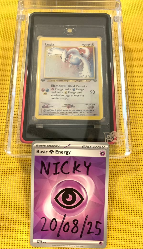 Lugia 1st edition Neo Genesis Pokémon card for sale - Facebook