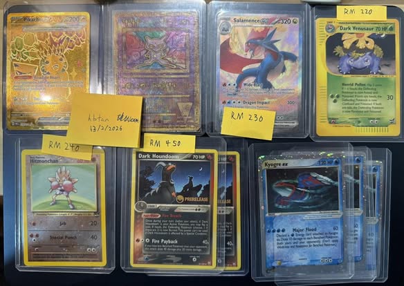 Pokemon cards for sale including Pikachu and Venusaur - Facebook