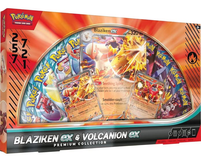 Pokemon Blaziken EX Volcanion EX Premium Collection Box | $75.00