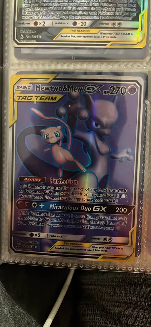 Mewtwo and mew gx for sale $100 dm me your offer, this is an ultra ...