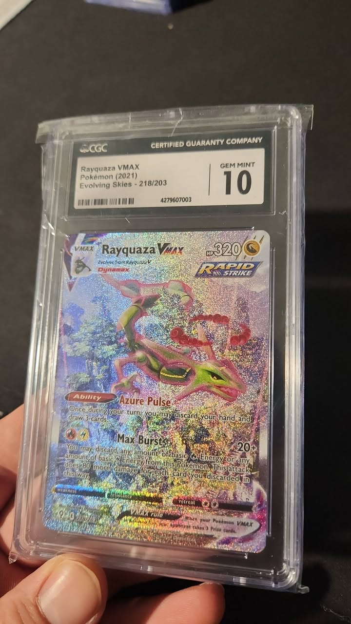 Rayquaza VMAX Alt Art #218 Evolving Skies