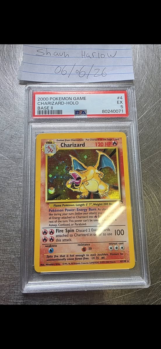Base set Charizard card for sale - Facebook