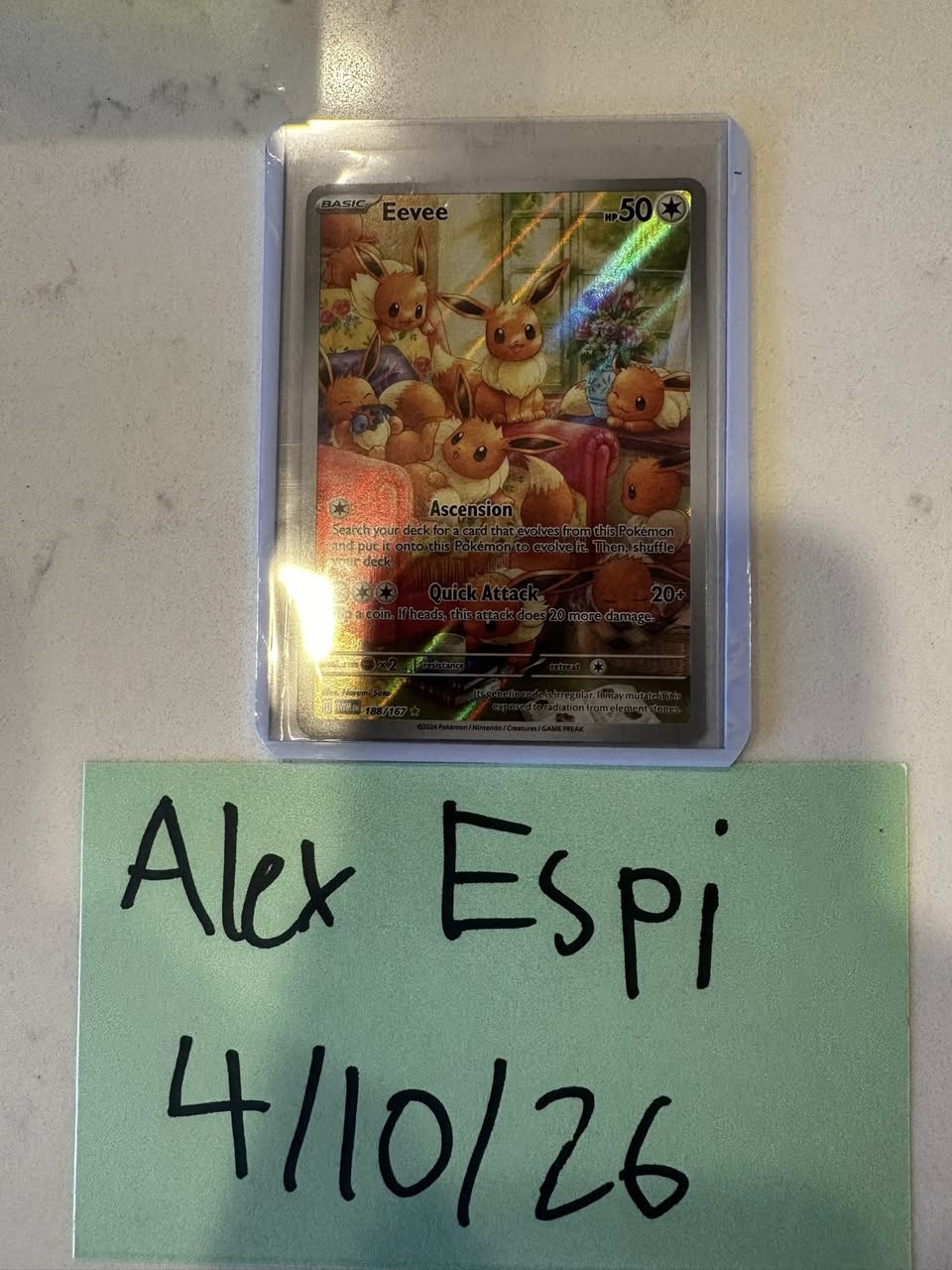 Eevee pokemon card for sale