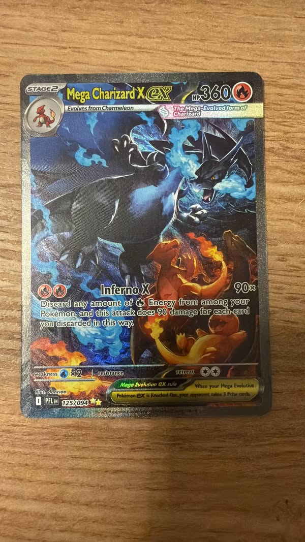 Mega Charizard X EX 125/094