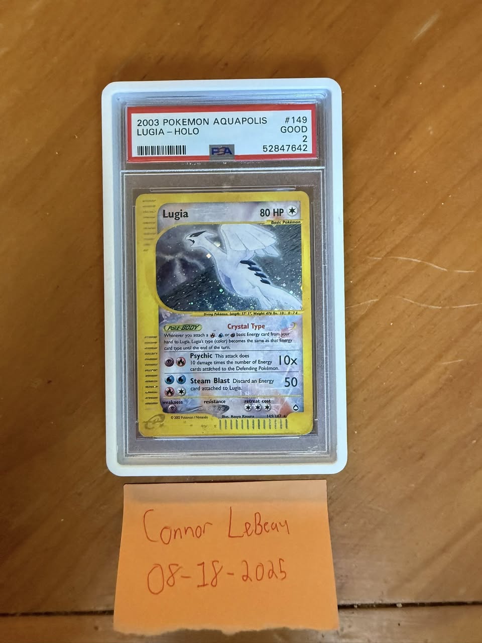 [FS/NFT] Assorted PSA 10's and PSA 2 Crystal Lugia for sale! PPGS ...