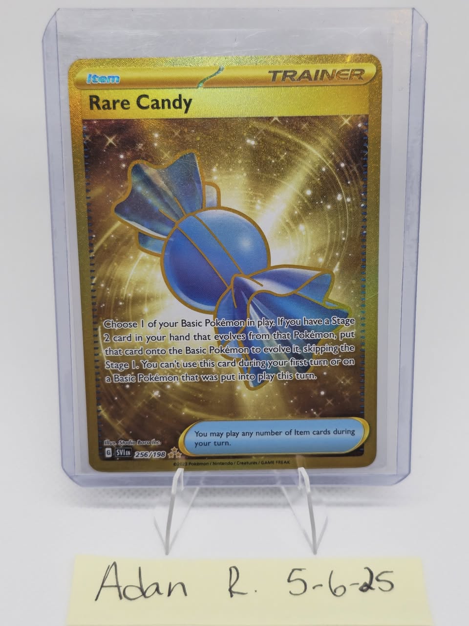FS Rare Candy Gold Trainer 256/198 Hyper Rare - $12 shipped ...