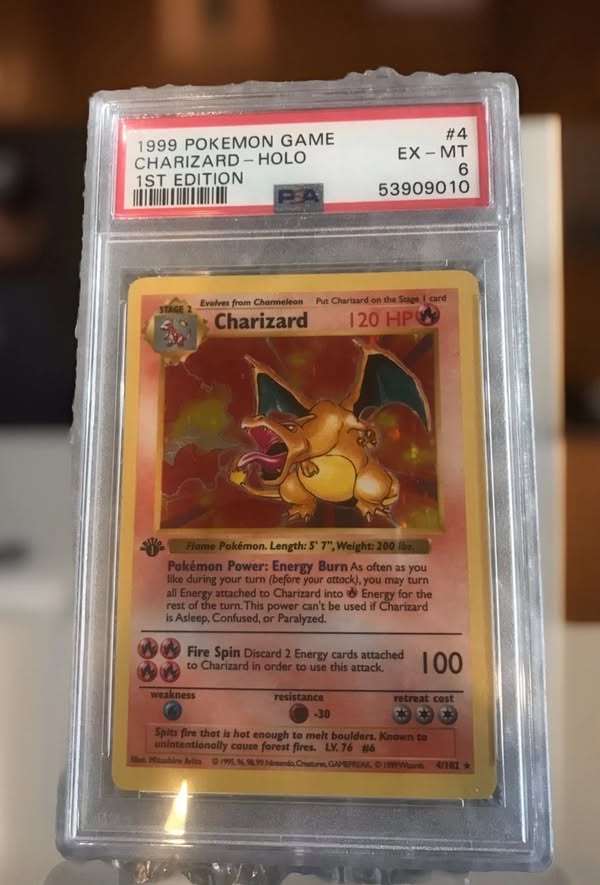 Charizard #4 Base Set (1st Edition)