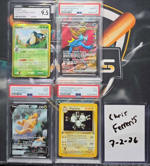 $75 Dragonite V Full Art PSA 9 Mint #192/203 - $540 __'s Pikachu ...