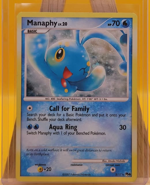 Manaphy 3/17 Pop Series 6 Holo, MP - Fair | $5.00 | Kent, Washington