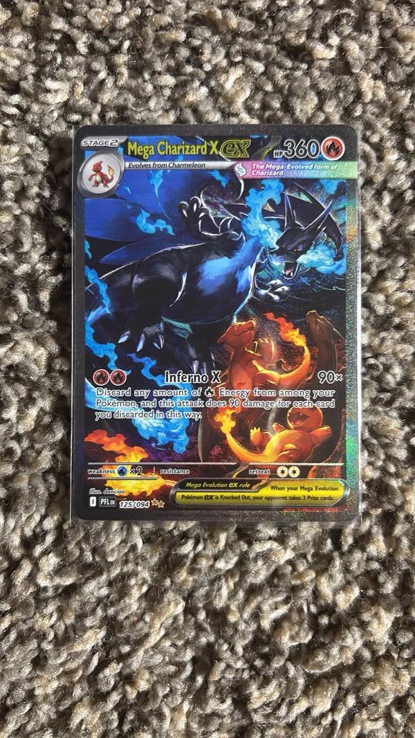 Mega Charizard X ex - 125/094 - ME02: Phantasmal Flames (PFL)