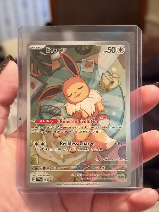 Buying a rare Eevee Pokémon Center promo card for $15 - Facebook