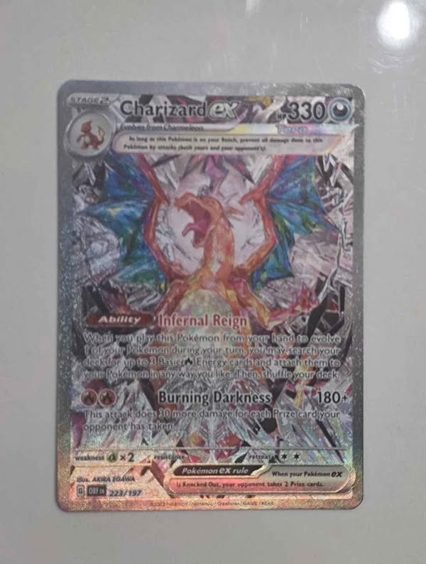 Obsidian Flames 223/167 Charizard EX (Hit Card from the set ...