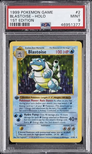 Blastoise #2 Base Set (1st Edition)