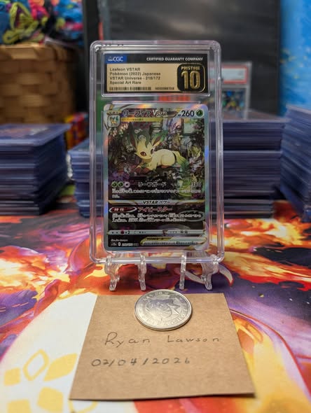 For Sale! Leafeon VSTAR Universe Special Art Rare CGC ...