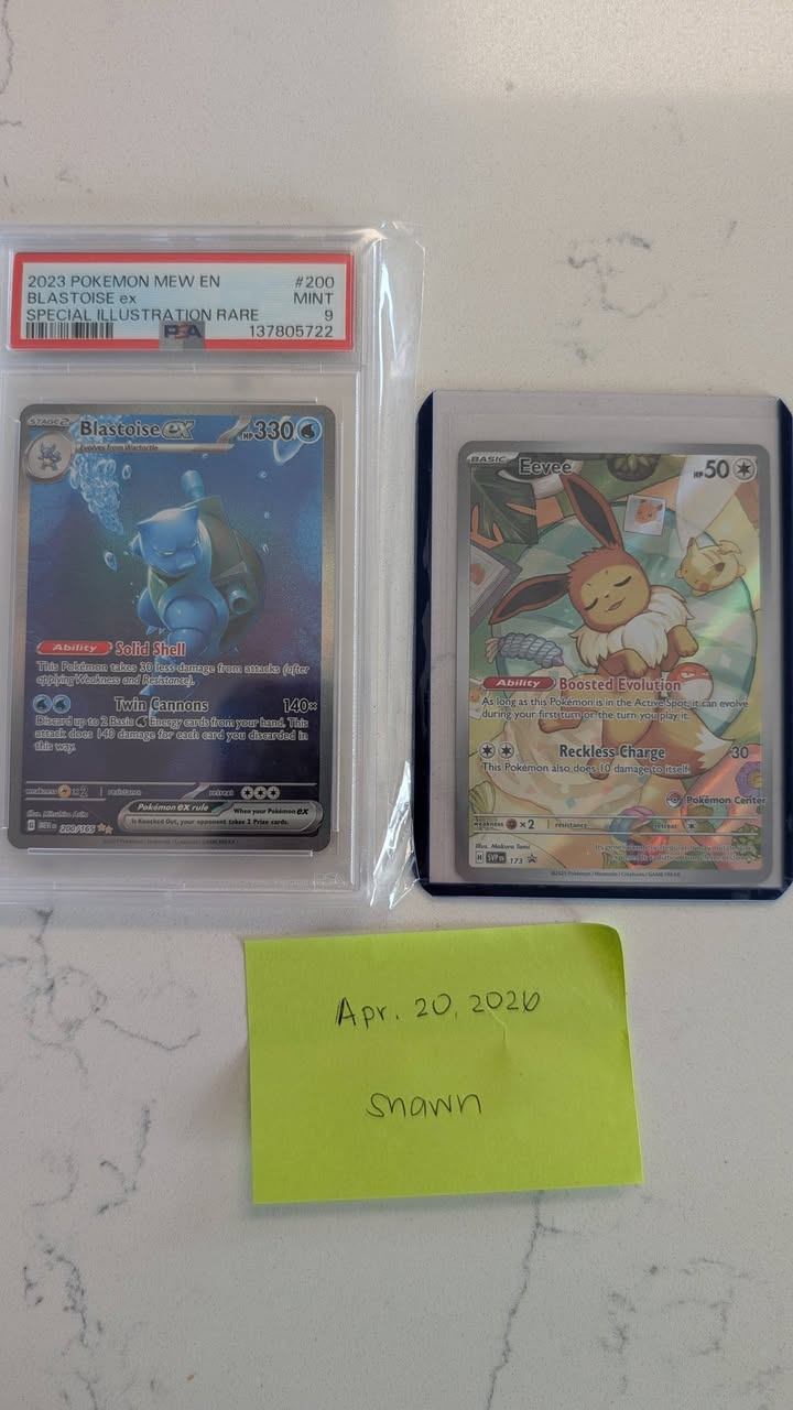 For Sale Blastoise - $250 Eevee PC Promo- $130 DM for any ...