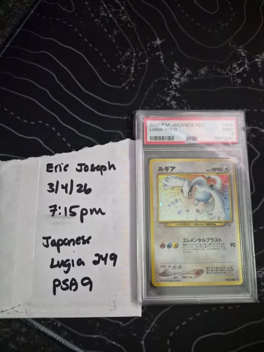 Lugia pokemon card for sale