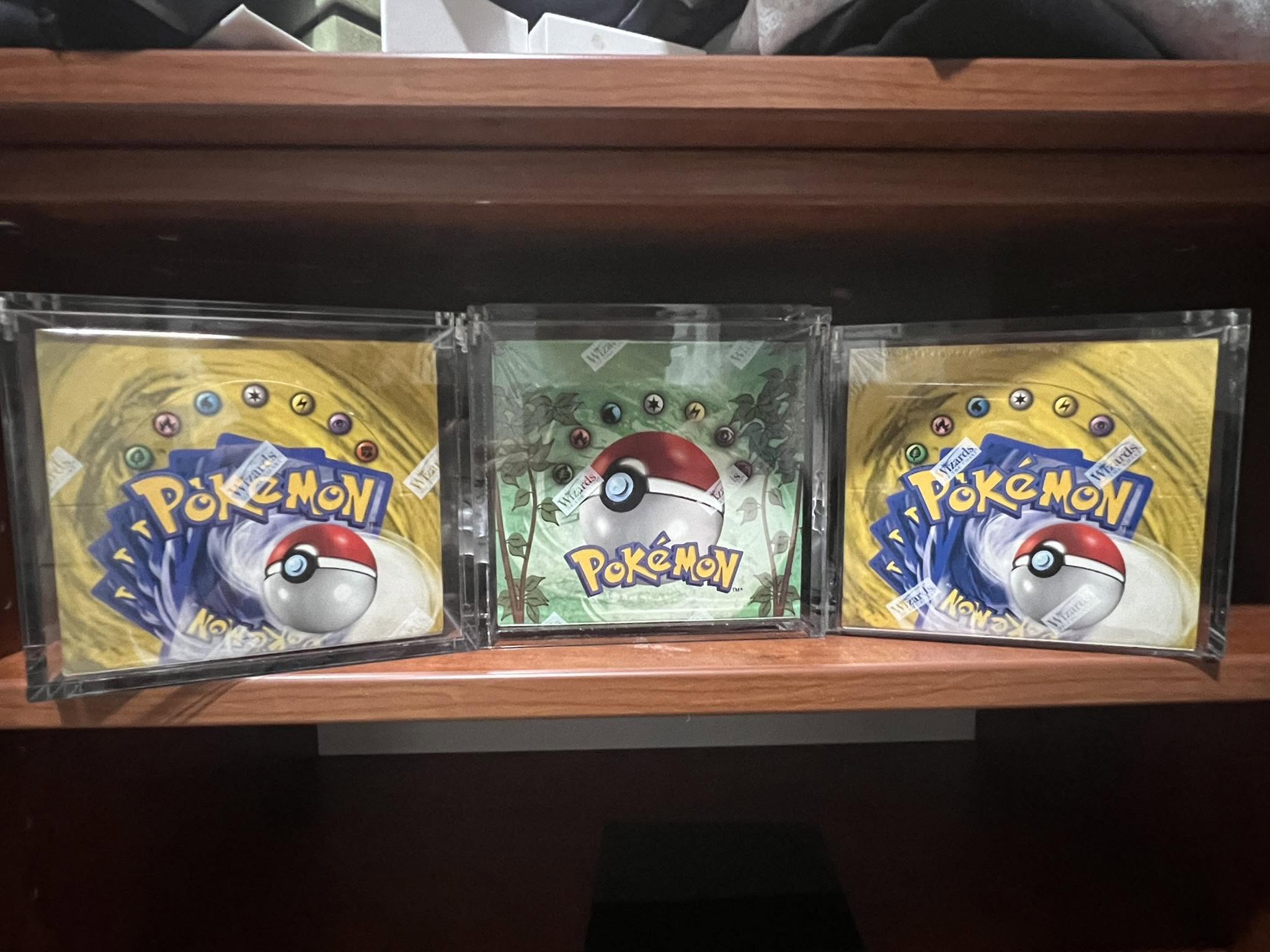 Pokemon Green Wing and Jungle Unlimited booster box for sale