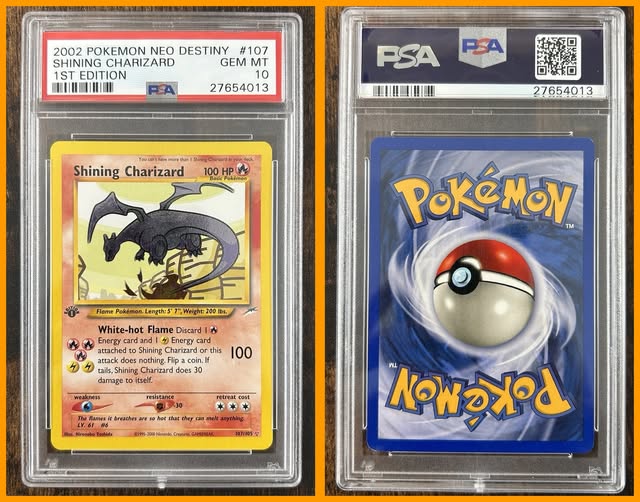 Shining Charizard #107 Neo Destiny