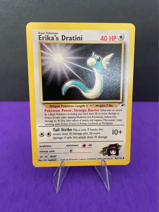 Vintage Pokémon Erika's Dratini #42 | Used - Good | $6.00 | Milton ...