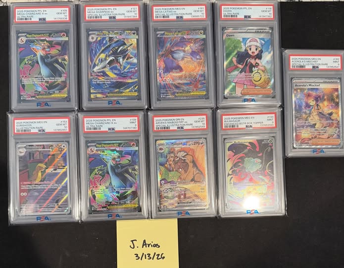 **Pokemon Slabs FS ** Mega Charizard X ex UR #109 PSA 10 ...