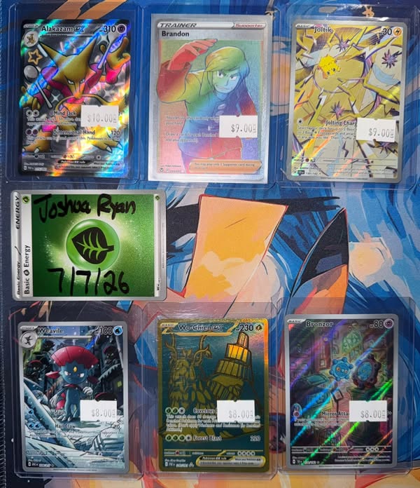 Pokémon cards for sale including Alakazam and Weavile - Facebook