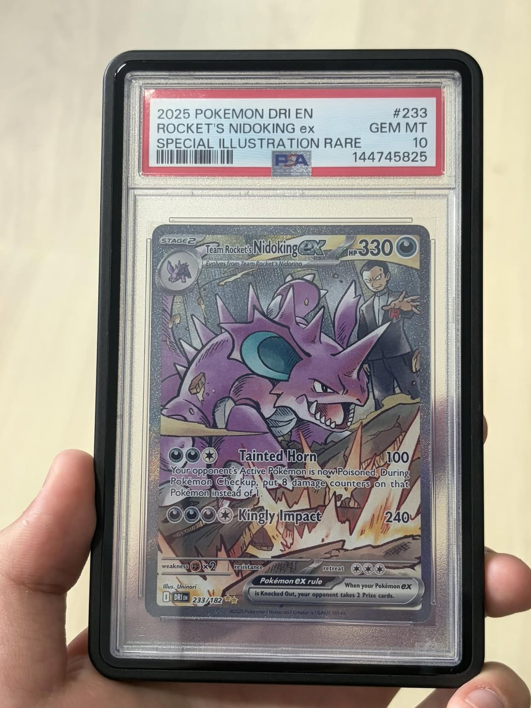 PSA 10 Team Rocket's Nidoking ex Pokémon card for sale - Facebook