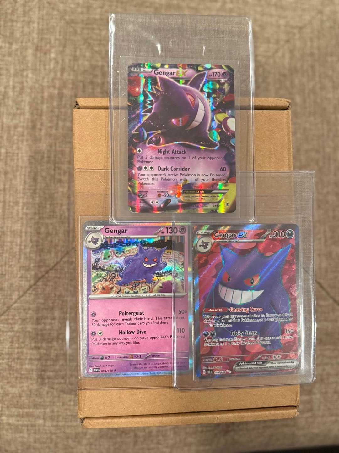 2014 Pokemon XY Gengar EX #34 Phantom Forces 34/119 - NM ...