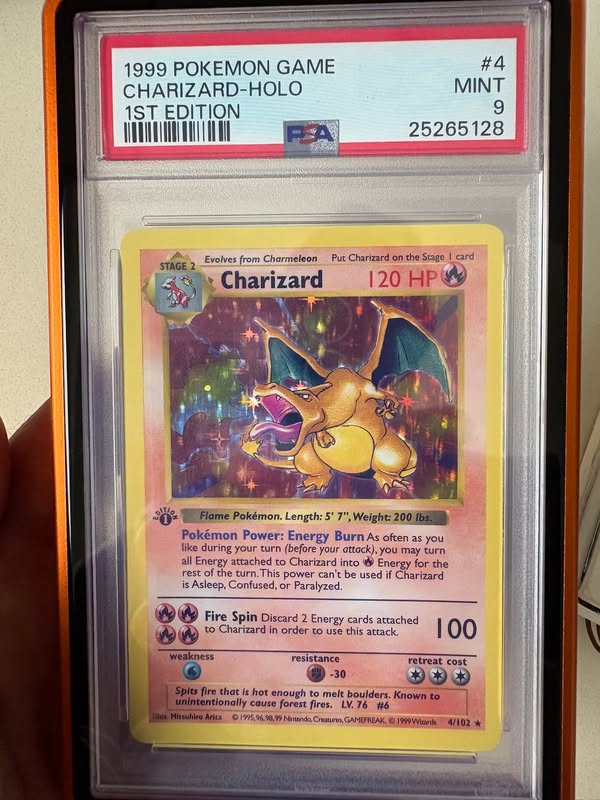 Charizard #4 Base Set (1st Edition)