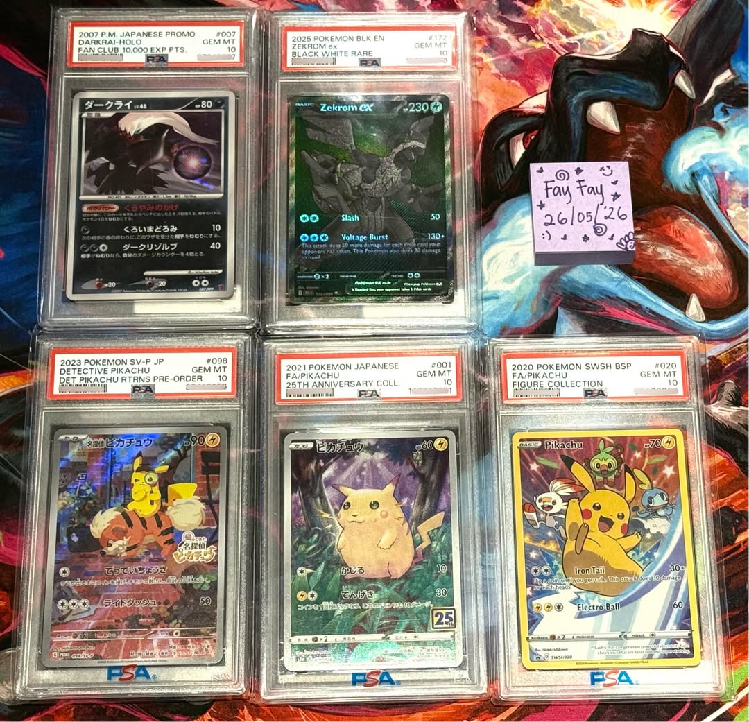 Pokemon cards for sale including Darkrai and Zekrom - Facebook