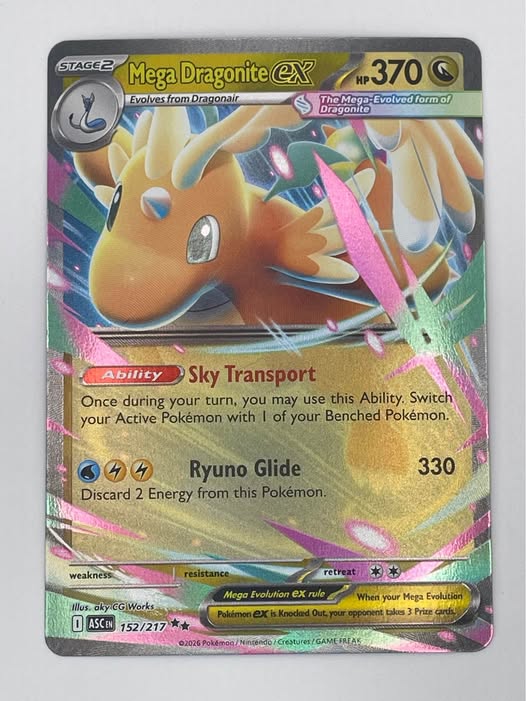 Mega Dragonite ex – 152/217 (Ascended Heroes) | New - Facebook