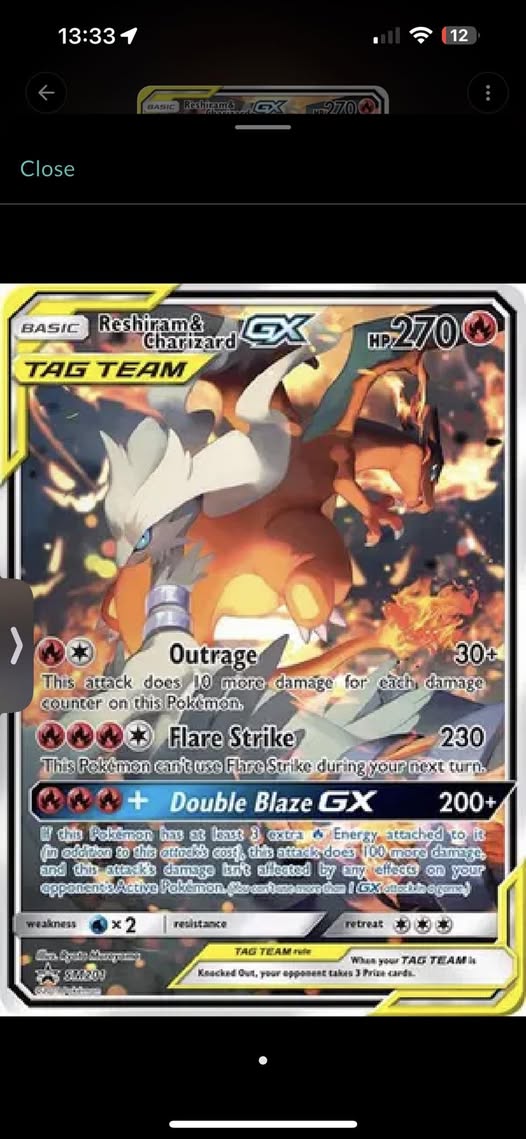 Reshiram #28 Legendary Treasures
