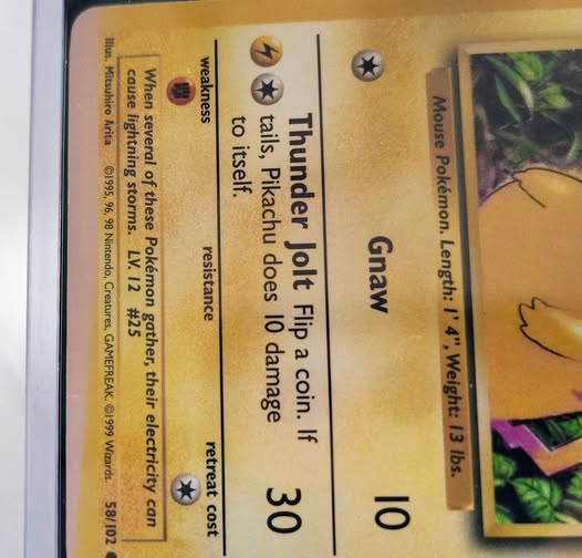 Pikachu 58/102
